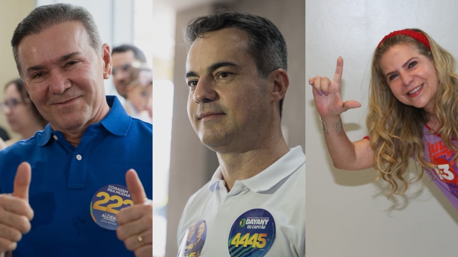 Candidatos ao Senado pelo Ceará cumprem agenda de votação em Fortaleza e Sobral​‌​