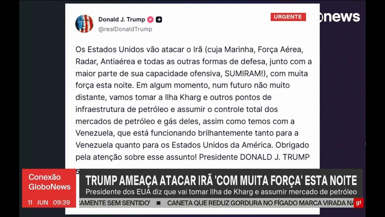 Trump cancela ataques ao Irã e volta a falar em acordo de pa