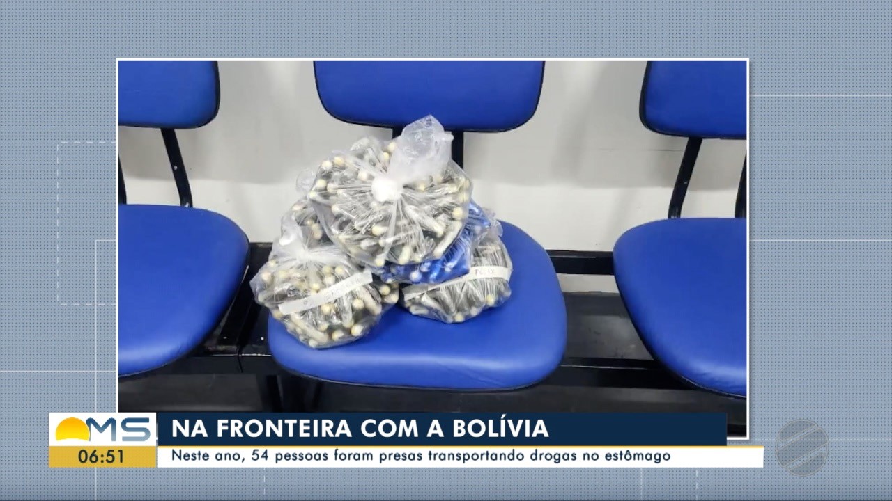 Engolir cocaína para atravessar fronteira: método arriscado leva cinco bolivianos à prisão em MS
