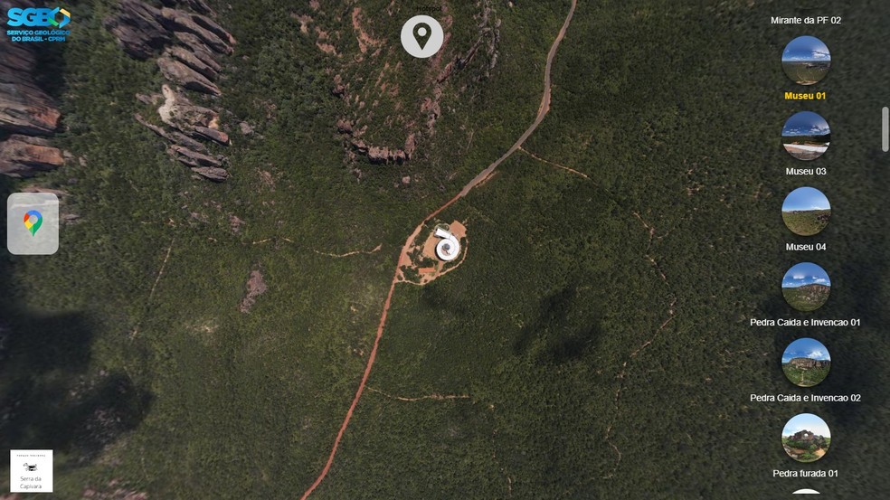 Passeio virtual e imersivo mostra paisagens do Parque Nacional Serra da Capivara em 360° — Foto: Reprodução