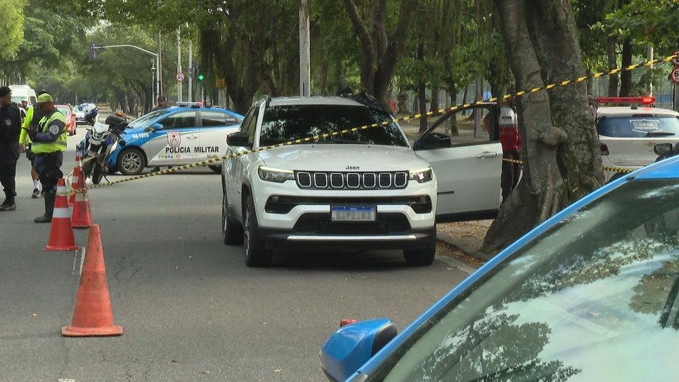 PM é morto no Aterro do Flamengo, na Zona Sul do Rio — Foto: Jurandir Ferreira/ TV Globo