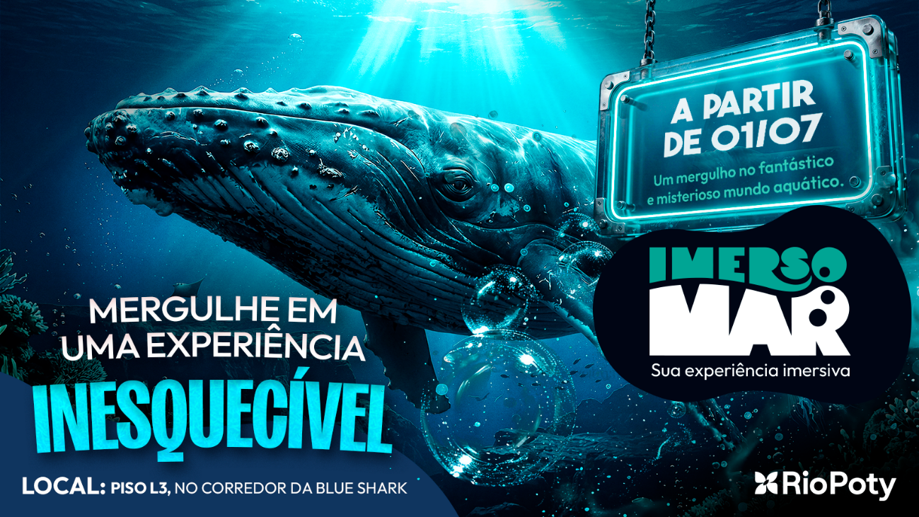 Shopping Rio Poty apresenta “Imerso Mar”, experiência aquática imersiva inédita