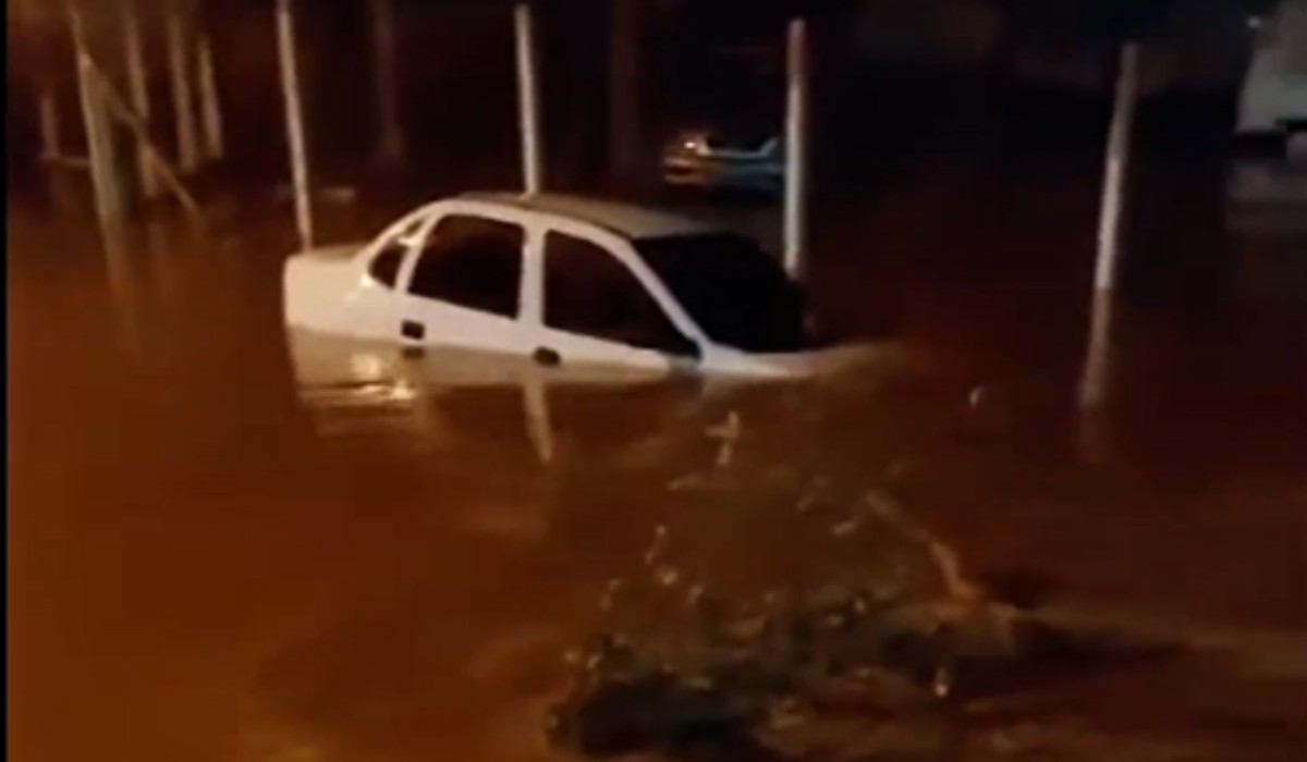 Temporal derruba árvores, alaga ruas e deixa veículos ilhados no Oeste Paulista