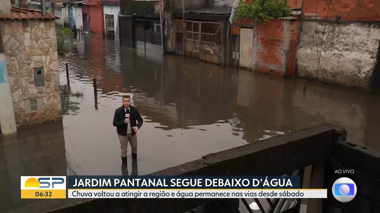 Jardim Pantanal entra no 4º dia seguido de alagamentos; água invade casas na Zona Leste de SP