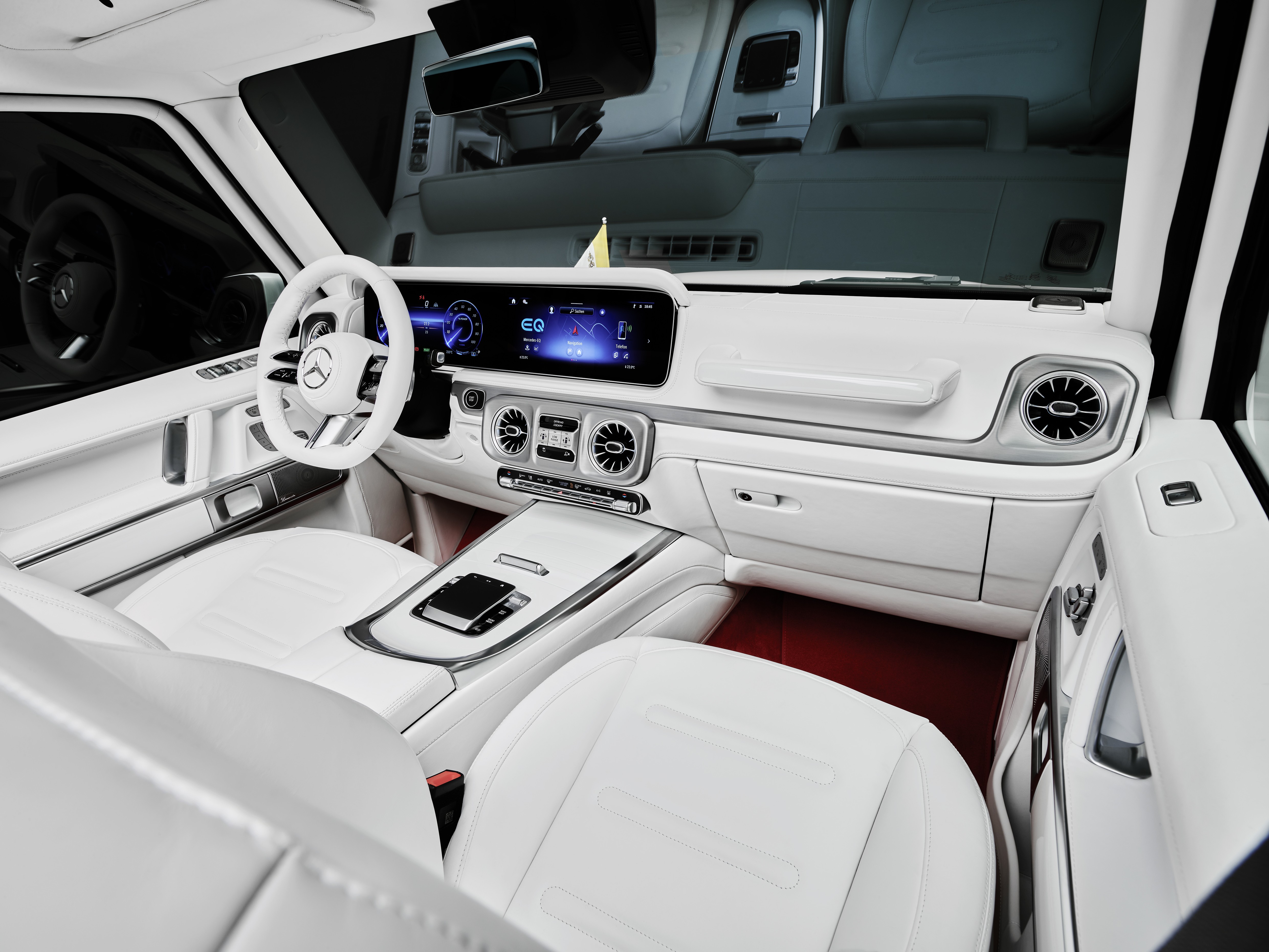 Mercedes-Benz Classe G 100% é o novo Papamóvel — Foto: Divulgação | Mercedes-Benz