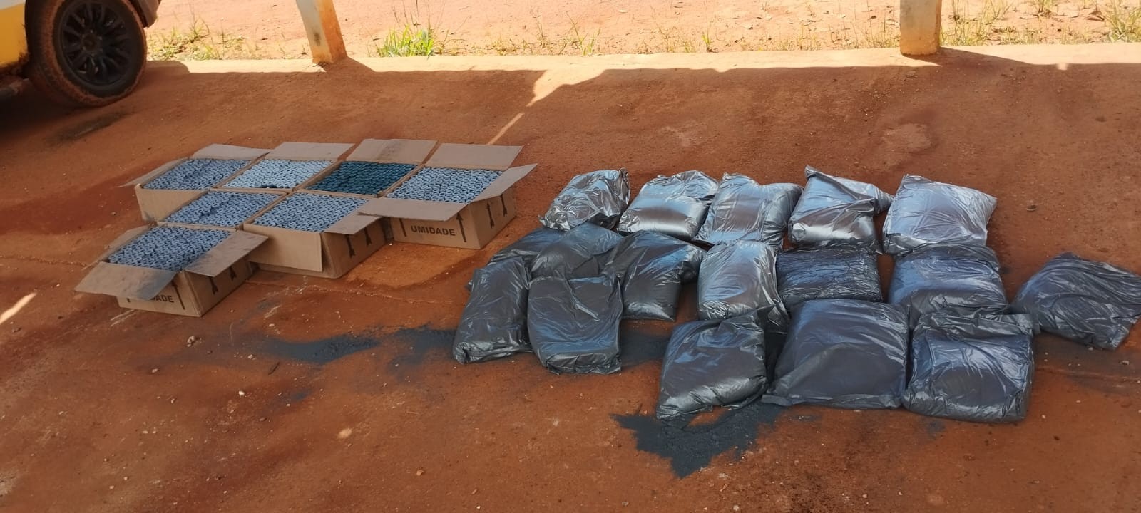 Motorista é preso ao ser flagrado transportando material para fabricação de explosivos na BR-135