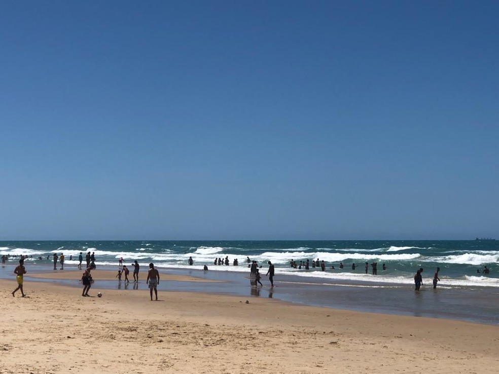 Fortaleza: 17 trechos de praia estão próprios para banho neste fim de semana — Foto: Divulgação/ Superintendência Estadual do Meio Ambiente (Semace)
