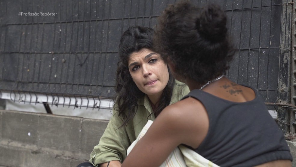Profissão Repórter acompanha grávidas com dependência química na Cracolândia | Foto: Reprodução/TV Globo