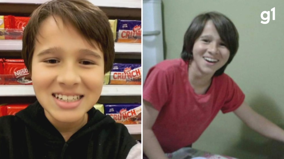 Andrei Ronaldo Goulart Gonçalves, de 12 anos, encontrado morto com um tiro &mdash; Foto: Reprodução/ RBS TV