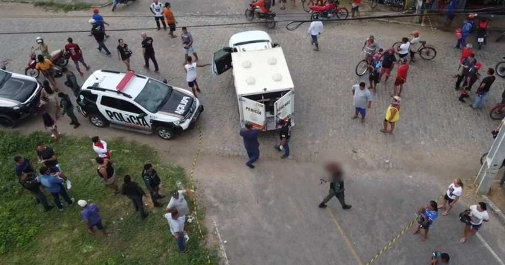 Homem foi morto minutos após conseguir liberdade em audiência de custódia em Iguatu — Foto: Paulinho Neto