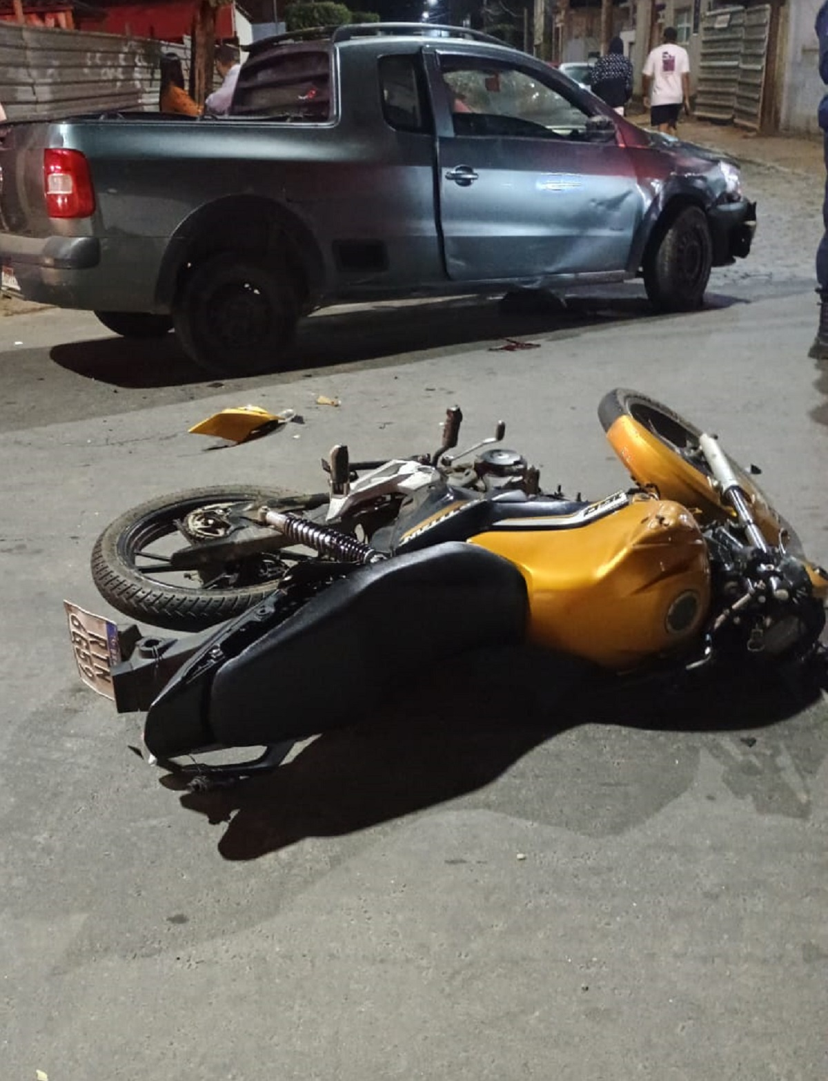 Motociclista morre após batida com carro em Leopoldina; motorista apresentava sinais de embriaguez