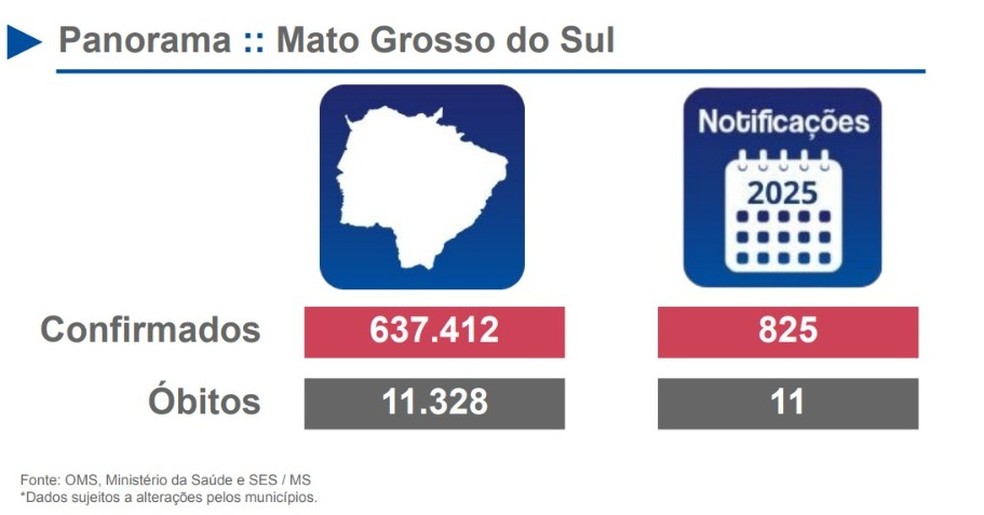 Boletim epidemiológico da SES mostra panorama da doença desde 2020. — Foto: Reprodução