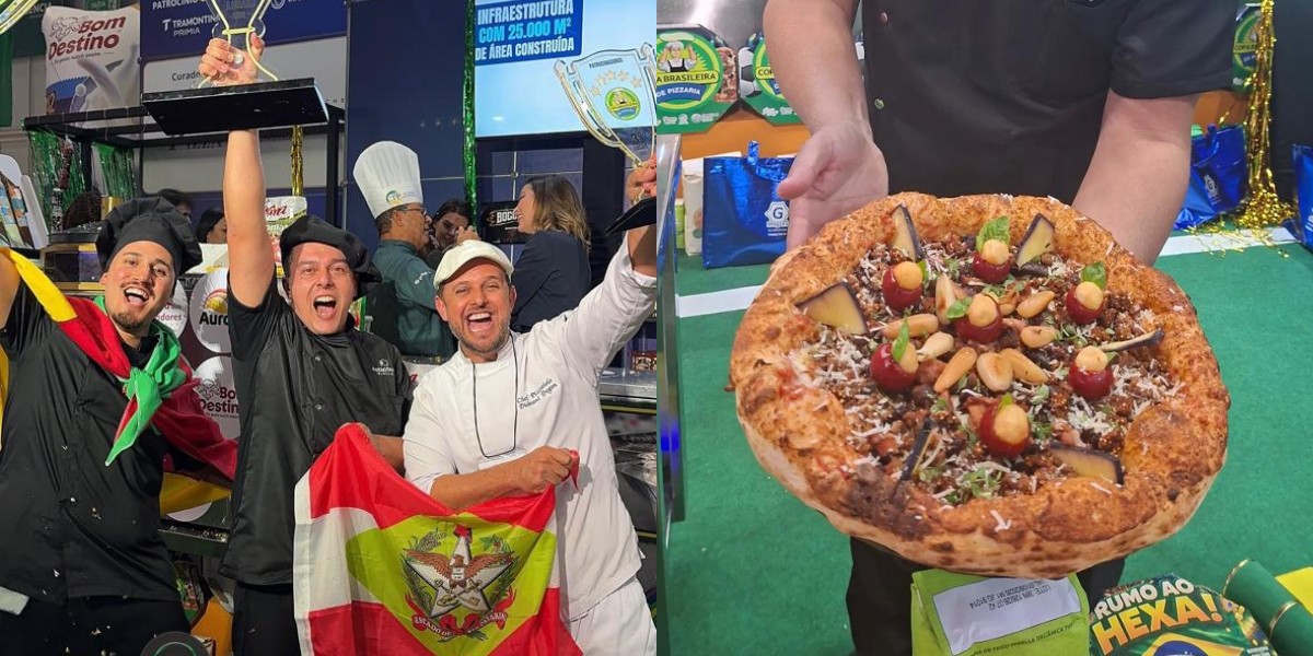 Pizza de pinhão inspirada em receita familiar é eleita a melhor do Brasil em concurso nacional 
