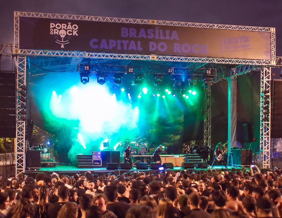 Festival Porão do Rock em 2019 (foto de arquivo) — Foto: Paulo Cavalera / Divulgação