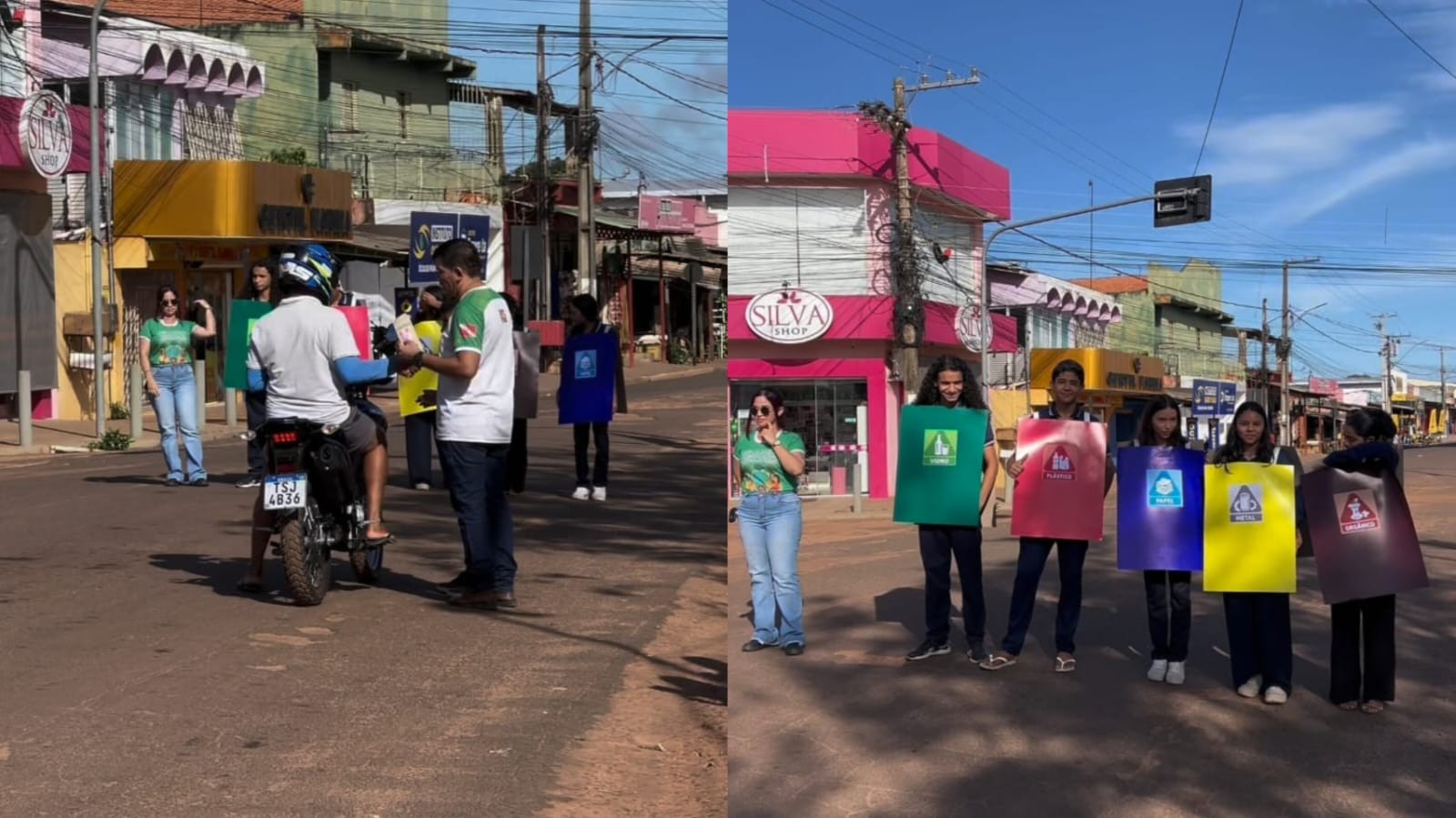 Estudantes participam de blitz de educação ambiental em Alenquer