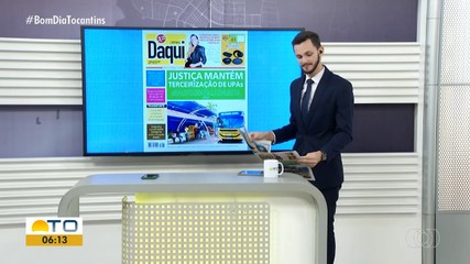 Terceirização das UPAs de Palmas é destaque no Jornal Daqui