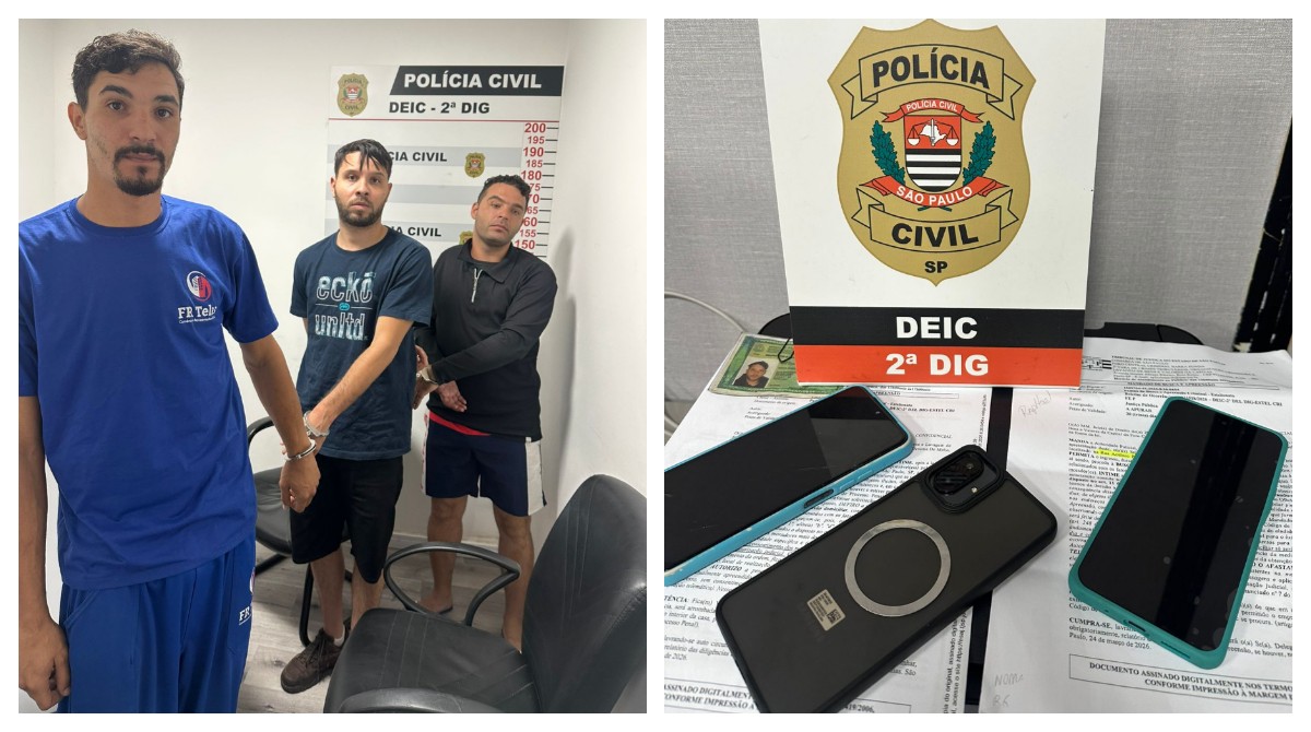 Polícia Civil prende três suspeitos em operação contra quadrilha que aplicava golpes bancários em idosos em SP