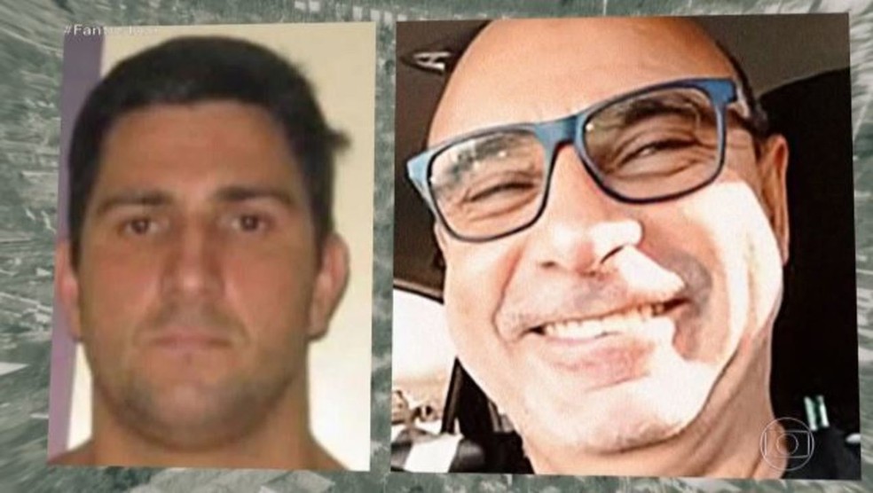 Adriano da Nóbrega e Fabrício Queiroz — Foto: Reprodução