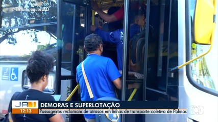 Ônibus de Palmas apresentam demora e superlotação