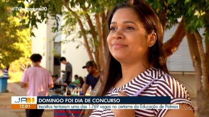 Concurso da educação de Palmas tem abstenção de 16,10%