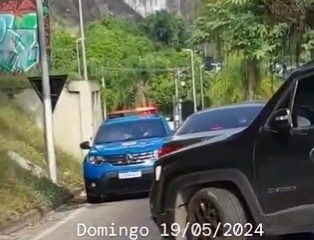Vídeo mostra carros voltando na contramão na Linha Amarela após tentativa de arrastão