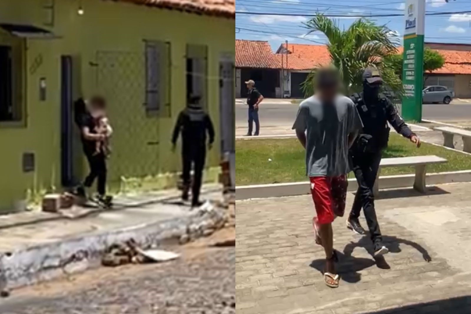 Vídeo: policial pega bebê de 1 ano no colo durante prisão dos pais no Piauí