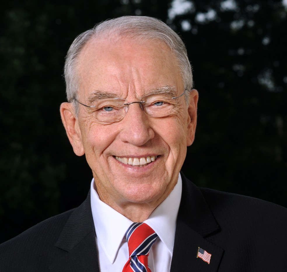 Foto do senador republicano Chuck Grassley. — Foto: United States Congress