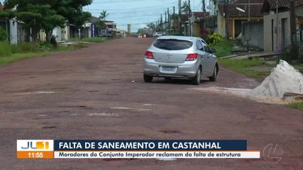 Moradores em Castanhal denunciam a falta de saneamento no conjunto Imperador