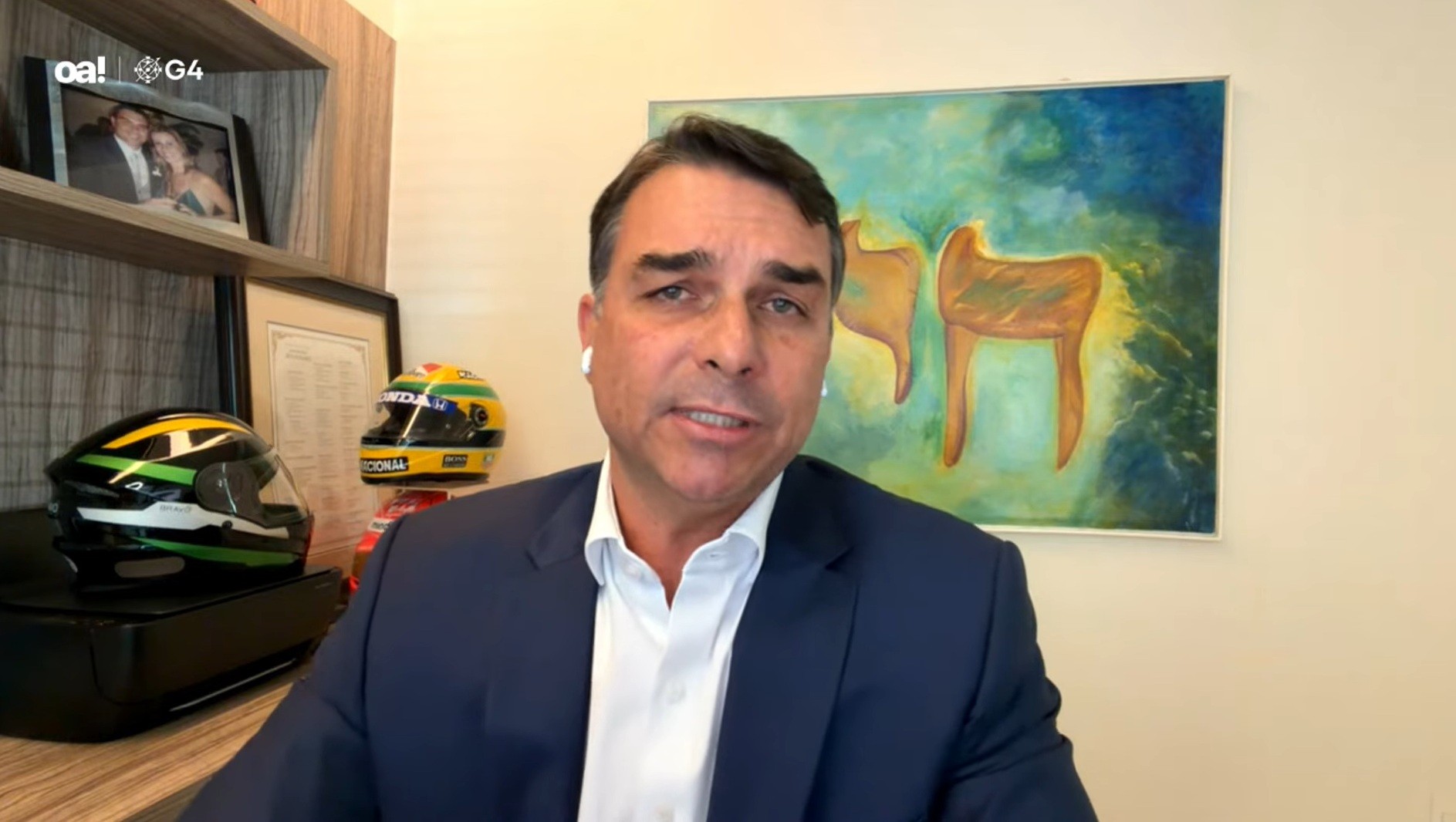 Flávio Bolsonaro acusa, sem provas, PF de interferir em investigação sobre filho de Lula