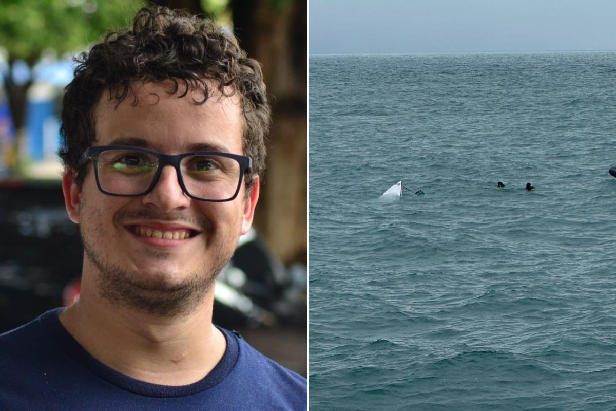 Áudio mostra pedido de socorro de tripulante antes de lancha naufragar no mar no litoral de SP; OUÇA