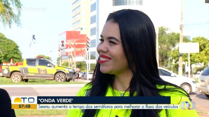 Onda verde em Palmas aumenta tempo dos semáforos em avenidas para melhora no trânsito