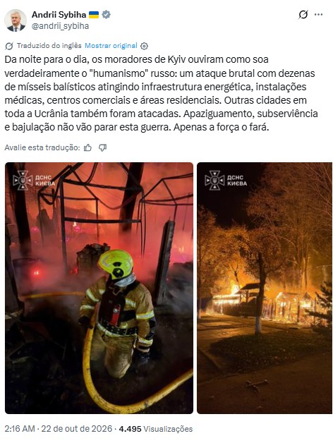 Zelensky acusa Rússia de ter 'intenção consciente' de causar mortes de civis na Ucrânia