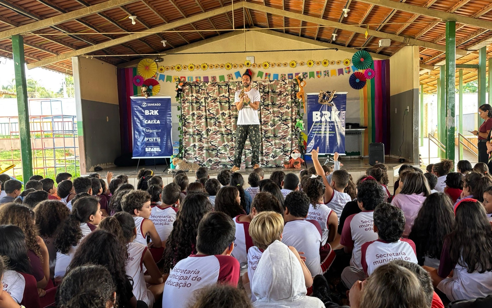 Estudantes podem conhecer animais silvestres e aprender sobre biodiversidade durante projeto em Goiás