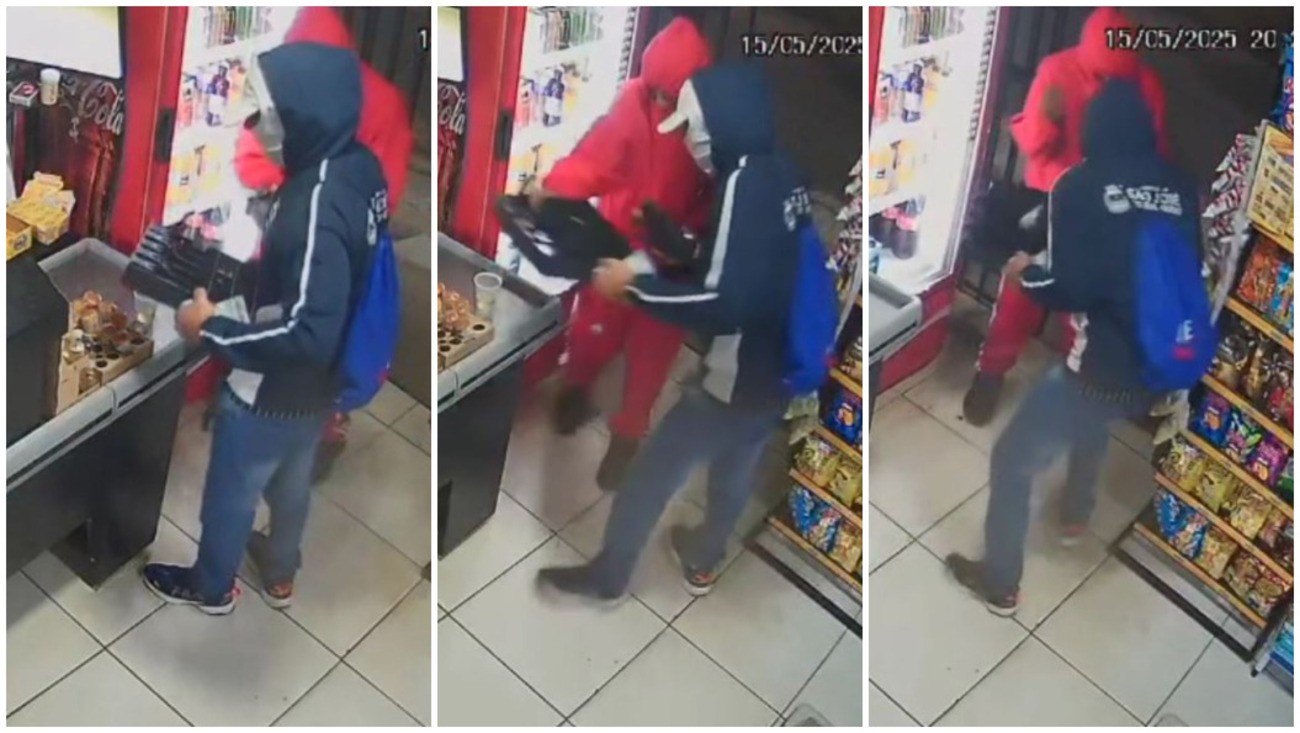 VÍDEO mostra comerciante atirando em 2 assaltantes no interior de SP; um morreu