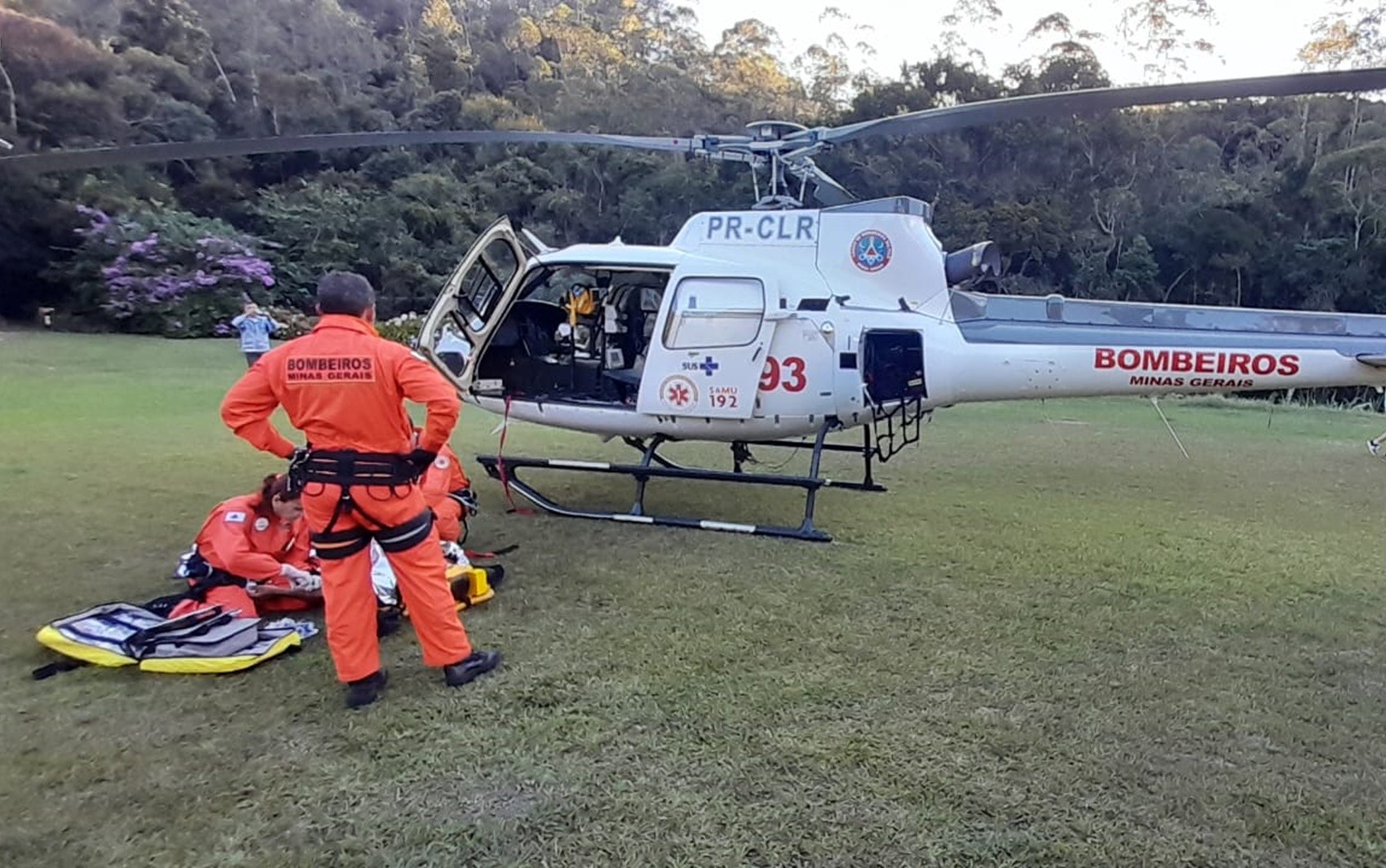 Homem cai durante voo de paraglider na Serra da Mantiqueira, em Itamonte, MG