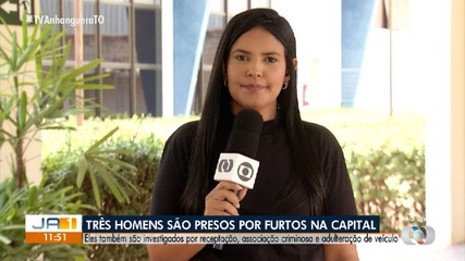 Três pessoas são presas suspeitas de cometer furtos na capital