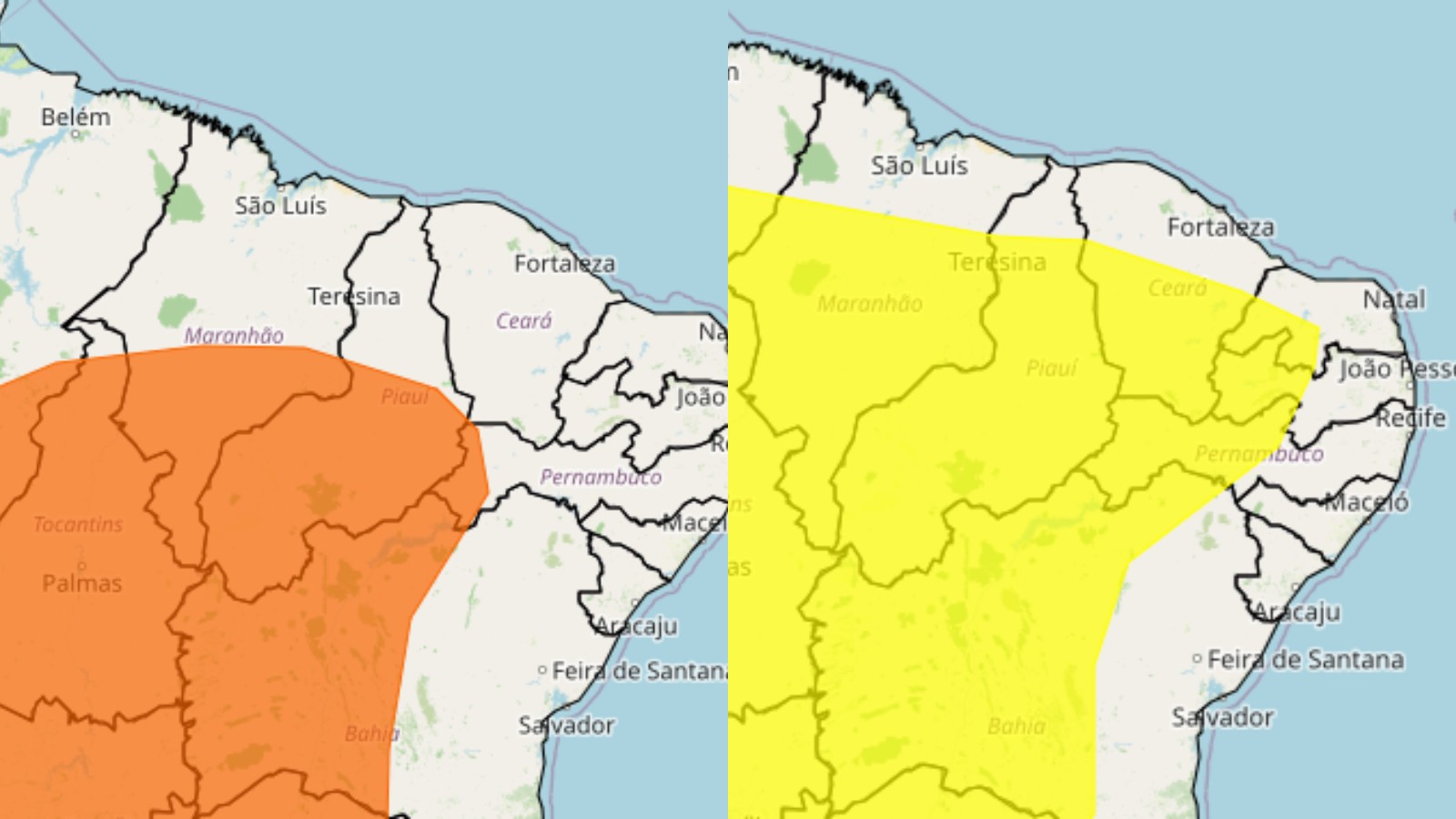 Inmet emite avisos de baixa umidade para municípios do Piauí nesta sexta-feira (14); veja lista