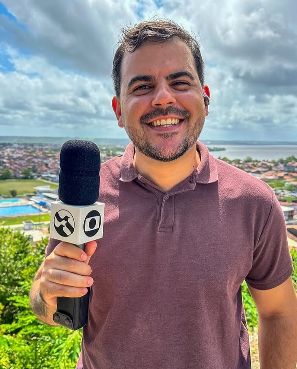 Henrique Pereira integra equipe de repórteres do AB2 — Foto: Acervo pessoal