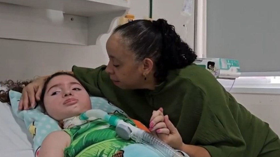 Shirlene visitava a filha todos os dias, durante 12 anos — Foto: TV Integração/reprodução
