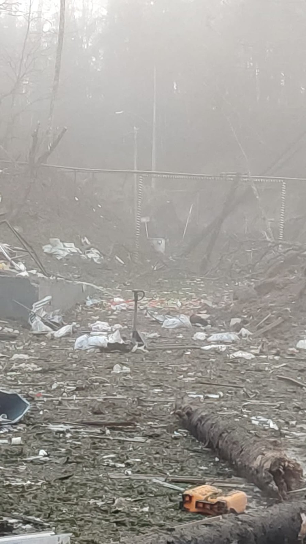 Imagens internas da empresa Enaex — Foto: Corpo de Bombeiros