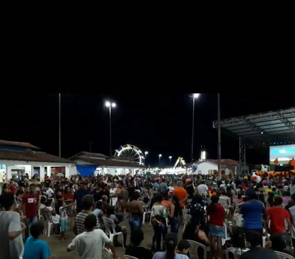 Festa ocorreu em meio à fase grava da pandemia em RR — Foto: Reprodução/Rede Amazônica