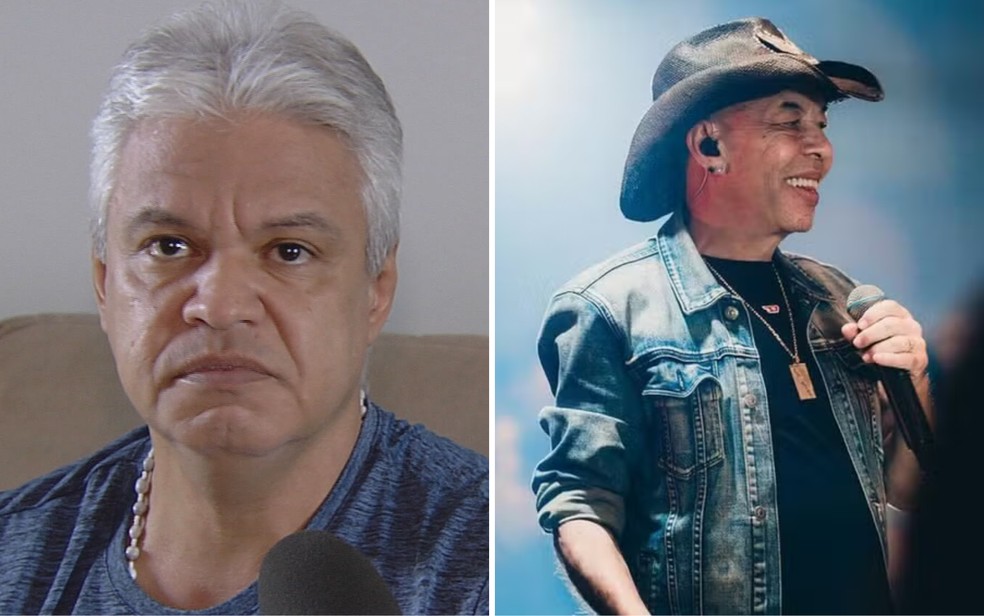 Flávio Andrade e Chrystian — Foto: Reprodução/TV Anhanguera