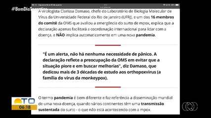 Bom Dia Responde tira dúvidas sobre doença infecciosa Mpox