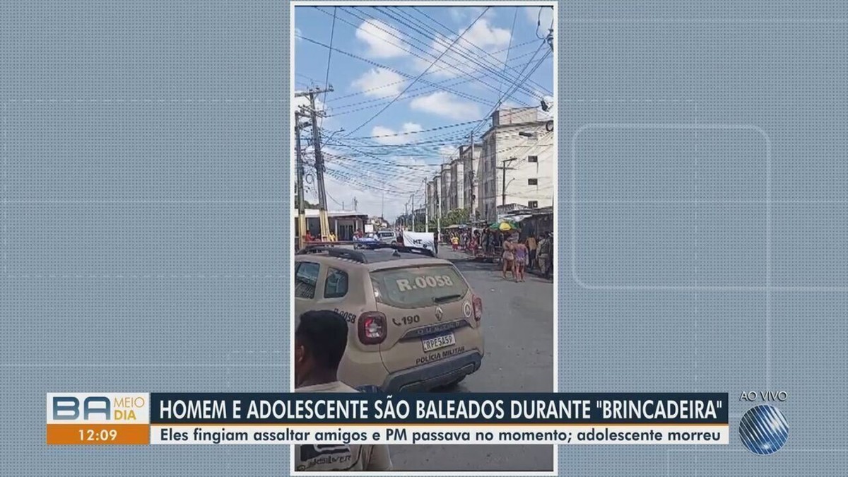 Adolescente de 14 anos faz 'pegadinha' de assalto, é baleado pela polícia e morre na Bahia