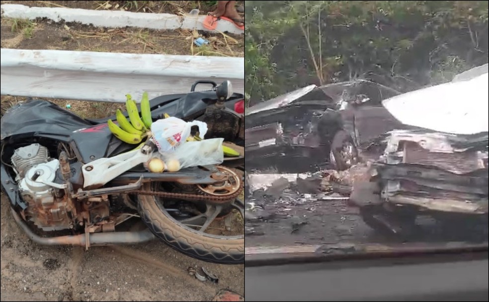 Duas pessoas morrem em graves acidentes na BR-316, no MA — Foto: Reprodução