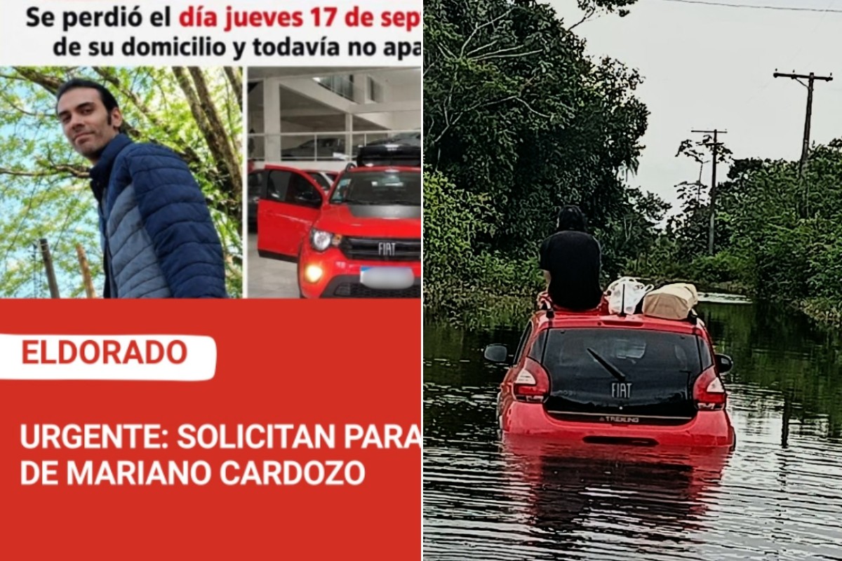 Argentino desaparece, dirige por mil km e é encontrado durante enchente no litoral de SP; VÍDEO