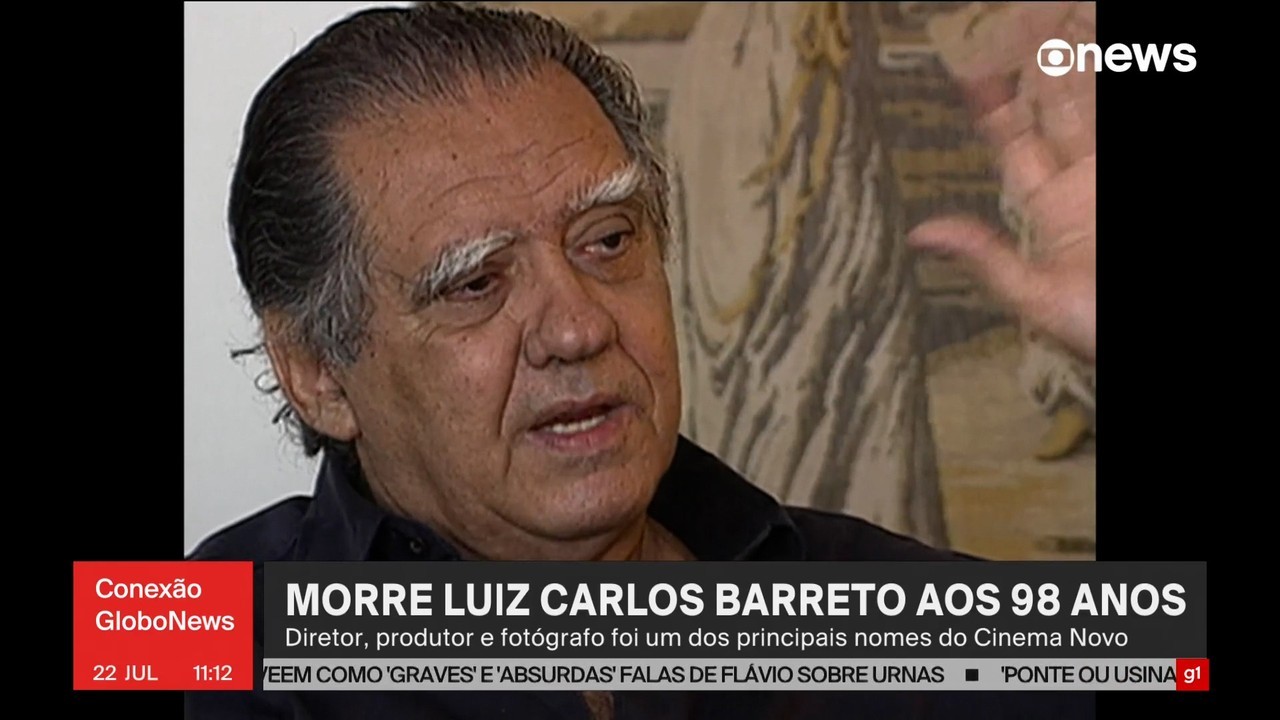 Lula decreta luto oficial de três dias pela morte do cineasta Luiz Carlos Barreto
