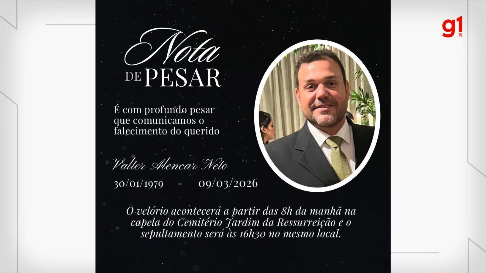Morre aos 47 anos Valter Alencar Neto, neto do fundador da TV Clube, em Teresina
