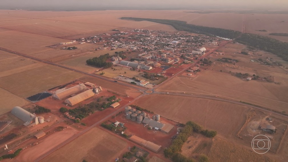 Boa Esperança do Norte (MT) se prepara para ser o caçula dos municípios brasileiros — Foto: Jornal Nacional/ Reprodução