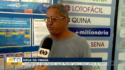 Mega da Virada: tocantinenses apostam no maior prêmio da história
